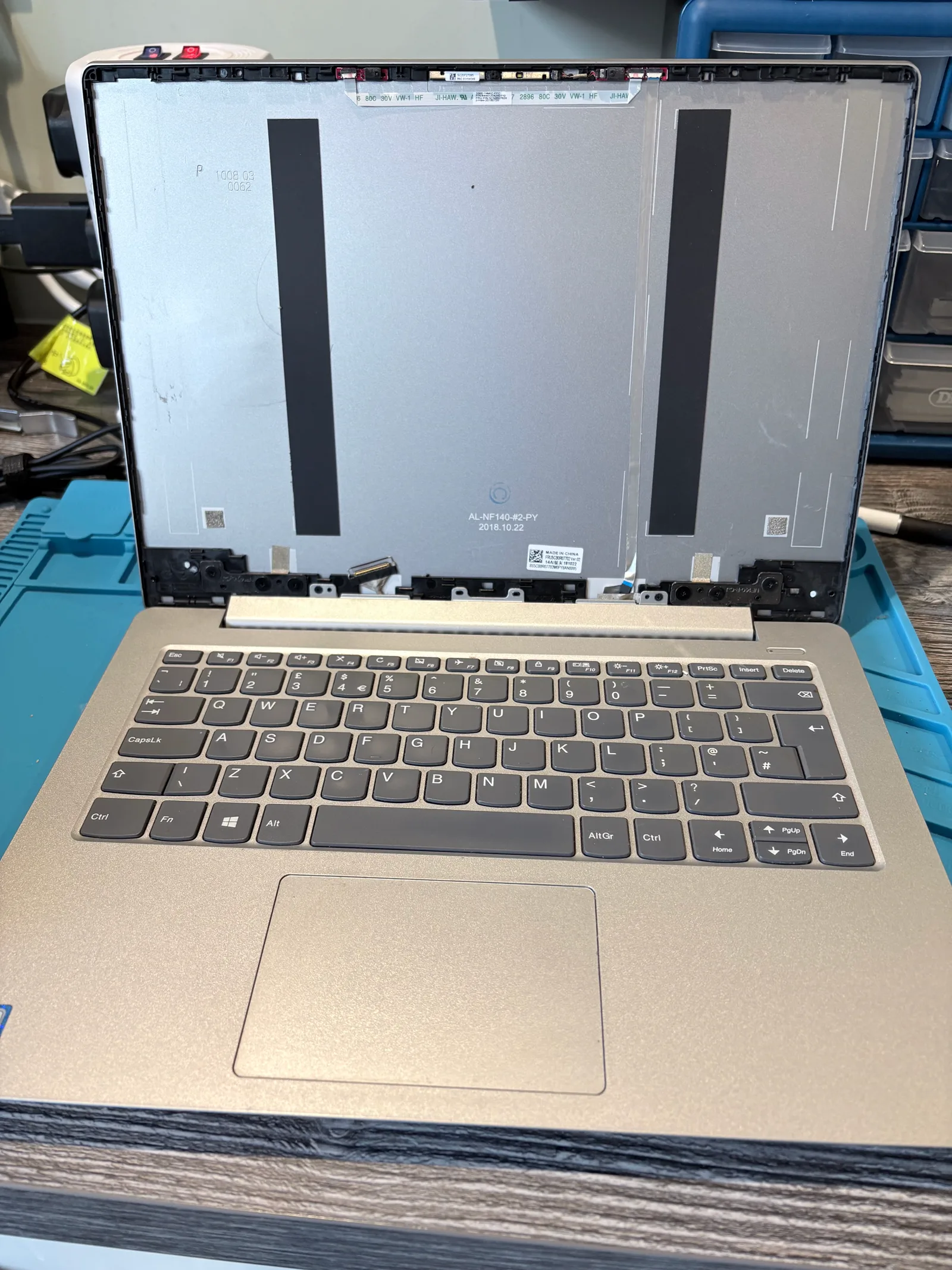 Laptop screen replacement in progress — LaunchLayer Wickford